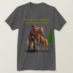 Vater Pride - Vatertag Reitausgabe T-Shirt