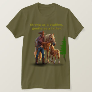 Vater Pride - Vatertag Reitausgabe T-Shirt