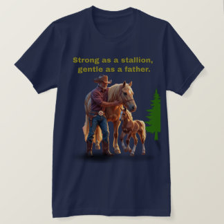 Vater Pride - Vatertag Reitausgabe T-Shirt