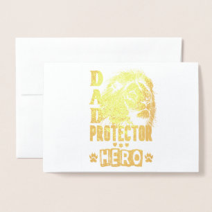 Vater Protector Helden Folienkarte