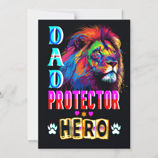 Vater Protector Helden Magneteinladung