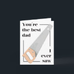 Vater Pun Birthday Vatertag Card - Bester Vater Karte<br><div class="desc">Sag Papa,  du  ihn mit einem Pun-Witz von Papa. Ist er praktisch? Noch besser. Du bist der beste Papa,  den ich je gesehen habe!</div>