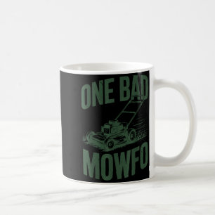 Vater Rasentraktor Ein schlechter Mowfo-Rasenmäher Kaffeetasse