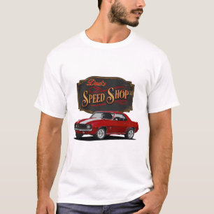 Vater Red Muscle Car Speed Shop T-Shirt