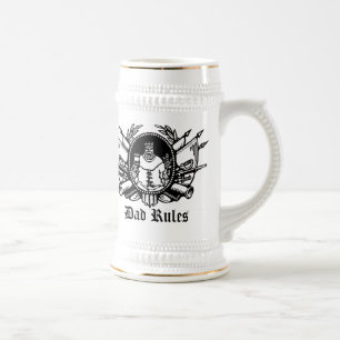 Vater-Regeln! Bierglas