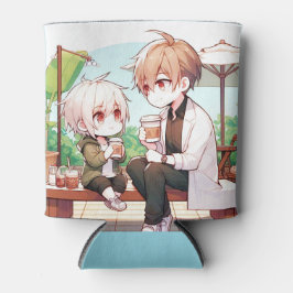 Vater Retreat - Chibi Vater & Kind kann kühler wer Dosenkühler