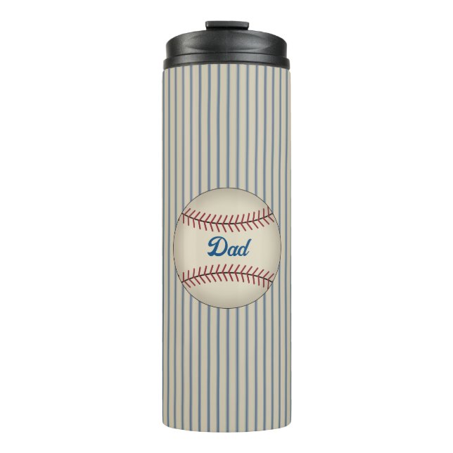 Vater Retro Baseball Thermal Tumbler Thermosbecher (Vorderseite)