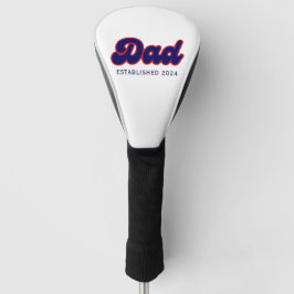 Vater Retrorot und blau, benutzerdefiniertes Jahr Golf Headcover