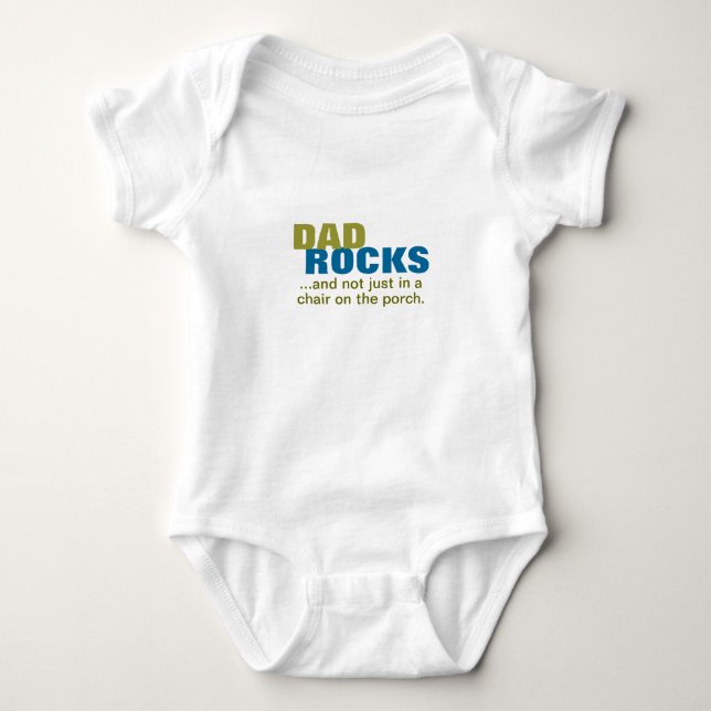 Vater Rocks Baby Strampler (Vorderseite)