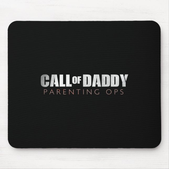 Vater-Ruf von Daddy Elterning Ops Geschenk Mousepad (Vorne)