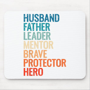 Vater S für Männer Vintager Mann Retro Daddy Vathe Mousepad