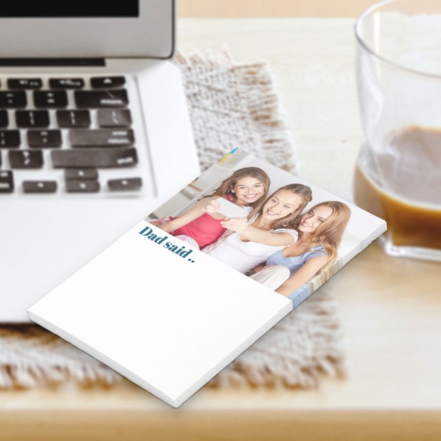 Vater Said Fun Custom Foto Post-it Klebezettel (Von Creator hochgeladen)