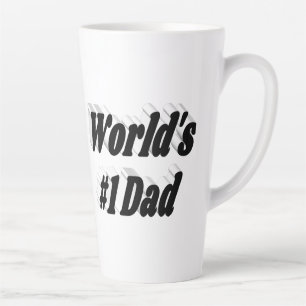 Vater schwarzer Text Milchtasse