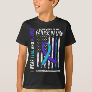 Väter Schwiegervater Bewusstseinsprävention Amerik T-Shirt