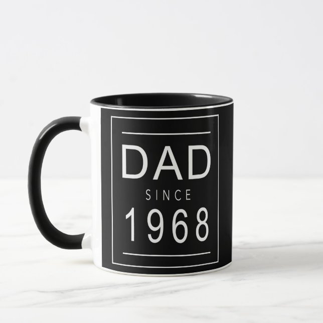 Vater Seit 1968 68 Ästhetik für Daddy Tasse (Links)