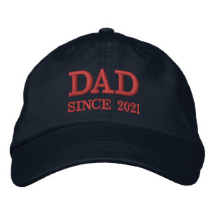 Vater seit 2021 bestickte baseballkappe