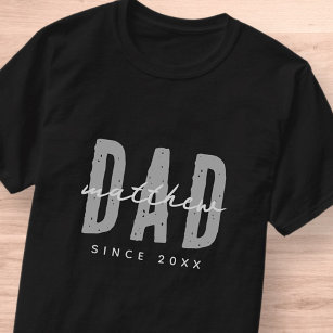 Vater Seit 20XX Modernes Elegantes Einfaches T-Shirt