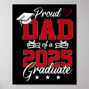 Vater Senior 2025 Proud-Vater eines Cl von 2025 Gr Poster