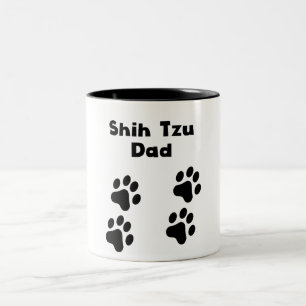 Vater Shih Tzu Zweifarbige Tasse