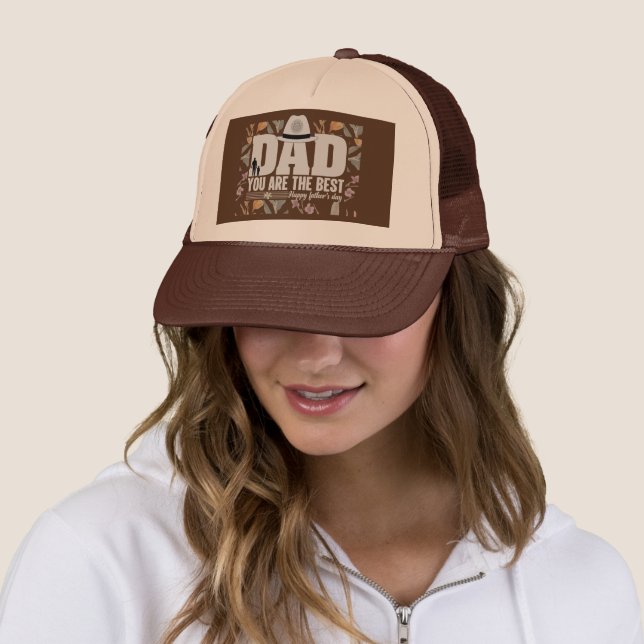 Vater Sie sind das beste Design Truckerkappe (Beispiel)