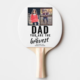 Vater Sie sind der tapferste Vater Tag 2 Foto Tischtennis Schläger