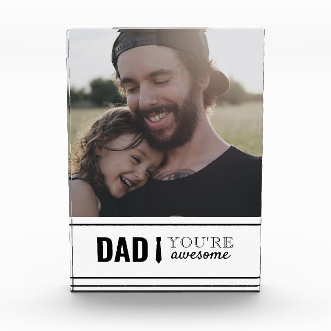 Vater Sie sind Phantastisch Daddy's Girl Foto Vate (Vorderseite)