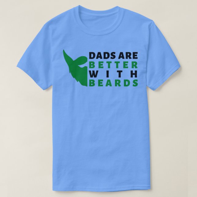 Vater sind besser mit Beards 73 T-Shirt (Design vorne)