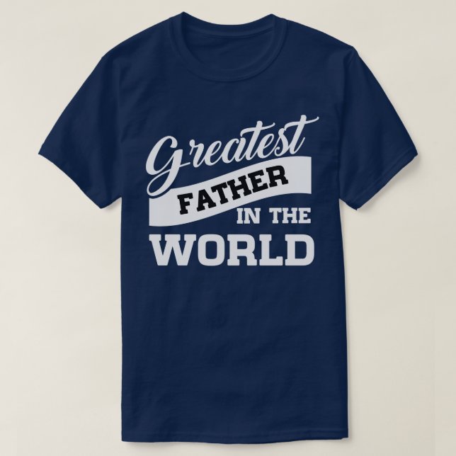 Väter sind die beststen Väter der Welt T-Shirt (Design vorne)
