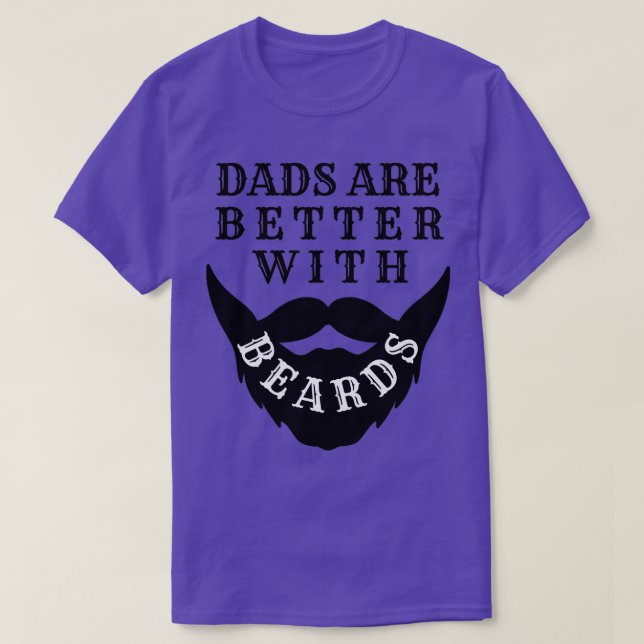 Vater sind mit Beards 62 besser T-Shirt (Design vorne)