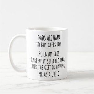 Vater sind schwer zu kaufen Geschenke für den sonn Kaffeetasse