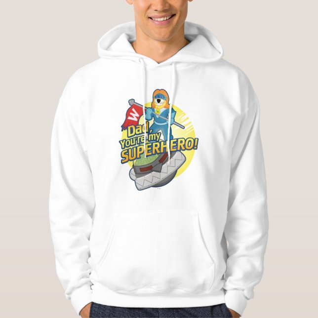 Vater, sind Sie mein Superhero Hoodie (Vorderseite)