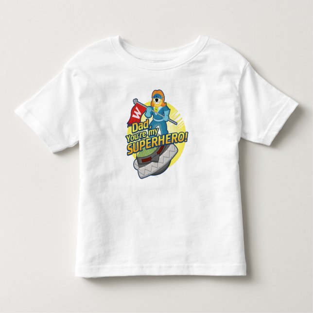 Vater, sind Sie mein Superhero Kleinkind T-shirt (Vorderseite)