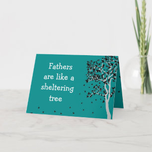 Väter sind wie ein Schutzbaum ~ Card Vater Karte