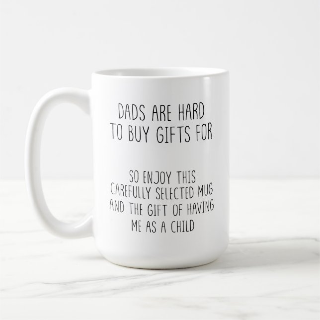 Vater sind wirklich schwer Geschenke für die Tasse (Links)