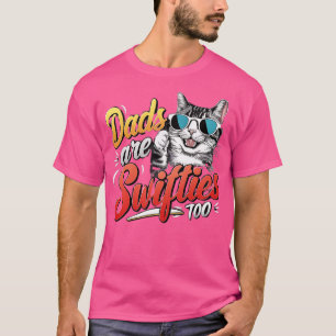 Vater sind zu schwindlig zum sonnigen Vatertag Kat T-Shirt