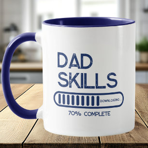 Vater-Skills Download 70% Marineblau Tasse