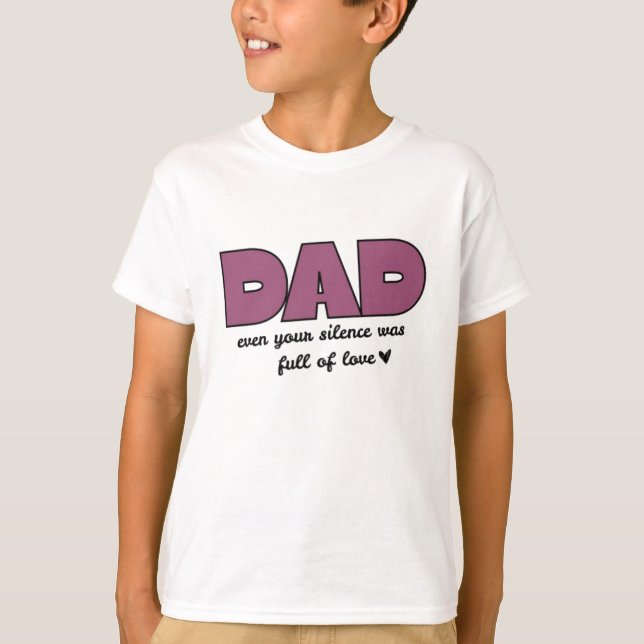 Vater sogar Ihr Schweigen | Boy's Basic T - Shirt (Vorderseite)