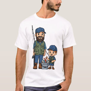 Vater-Sohn-Angeltag T-Shirt