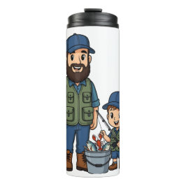 Vater-Sohn-Angeltag Thermosbecher