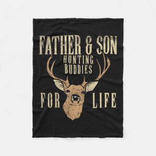 Vater Sohn Jagdfreunde passender Jäger Vater Männe Fleecedecke