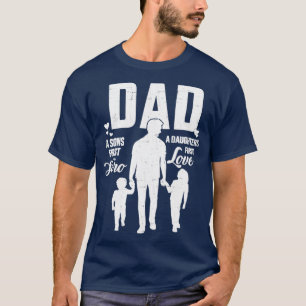 Vater Söhne erste Helden Töchter Liebe für Väter T T-Shirt