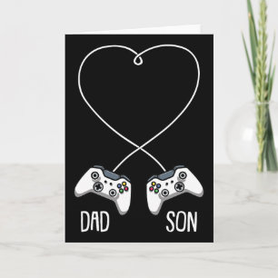 Vater Son Gaming Fathers Day Cooles Videospiel Mat Karte