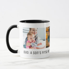 Vater Son's Hero Daughter Foto der ersten Liebe  Tasse