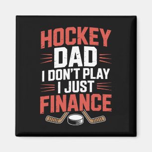 Vater Spieler, Hockey Dad ich spiele nicht, ich fi Magnet
