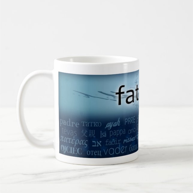 "Vater - Sprachen Tasse (Links)