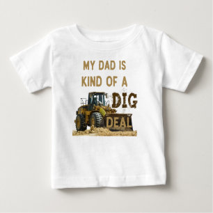 Vater-Sprichwort für Funny Heavy Equipment Baby T-shirt