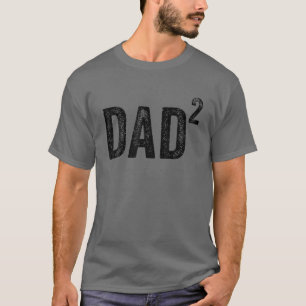 Vater Squared Vater von zwei Zwillingsschwingen T-Shirt
