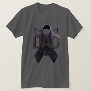 Vater Stark Krebsbewusstsein-Shirt – Starker Vater T-Shirt