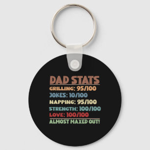Vater Stats Gamer Vater Rpg Videospiel Lover Vater Schlüsselanhänger