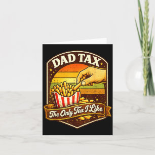 Vater Steuer Lustig Daddy Humor Nur Steuer Wie Ret Karte